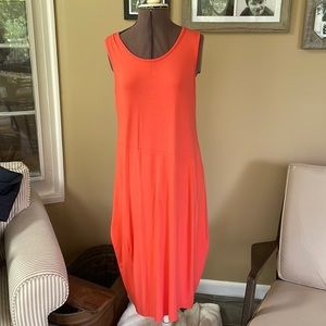 Papa Coral Sleeveless Dress